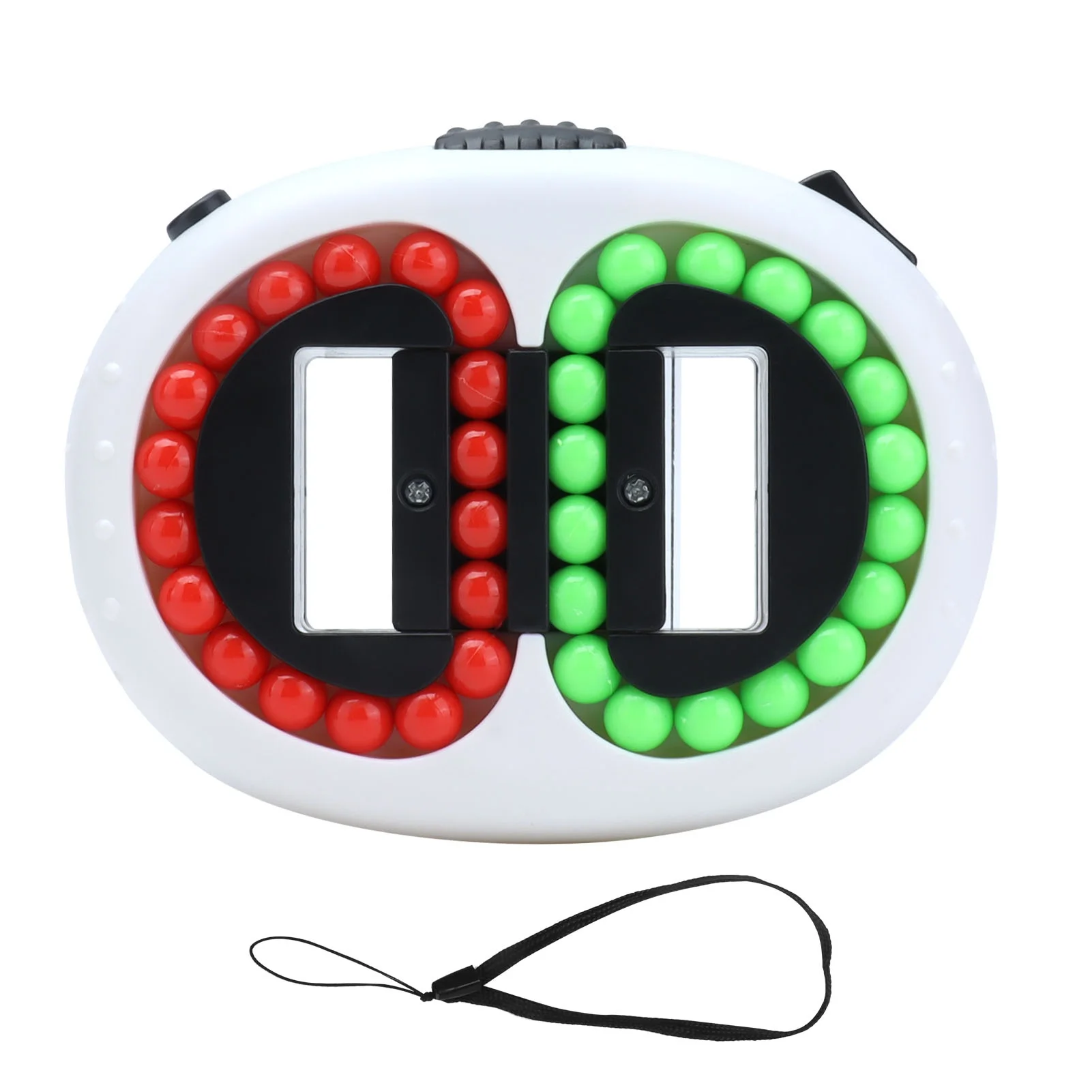 Rotating Bean Toys Anxiety Relief Decompression Double Sides Bean Puzzle Fingertip Toys for Adults