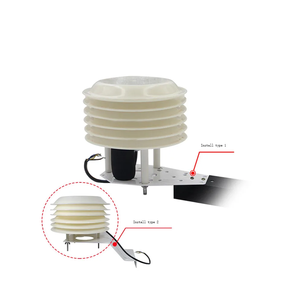 

Taidacent Ambient Air Temperature Noise Sensor Outdoor Solar Radiation Shield Enclosure Weather Station Radiation Shield Cover