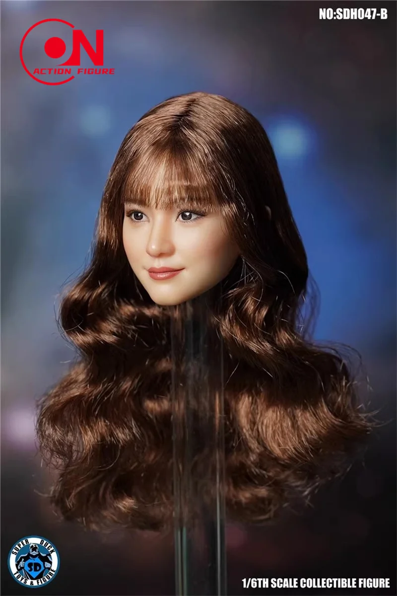 SUPollDUCK-Sculpture de tête de fille beauté AI, modèle mis en œuvre, corps de soldat féminin, figurine d'action Suntan, TBL, 12 pouces, SDH047, 1/6, en stock