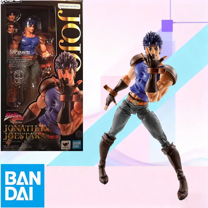 BANDAI Original Box S.H.Figuarts Joseph Joestar Jonathan Joestar SHF Action Figure Model Gift ForKid Foam Box Packaging in Stock