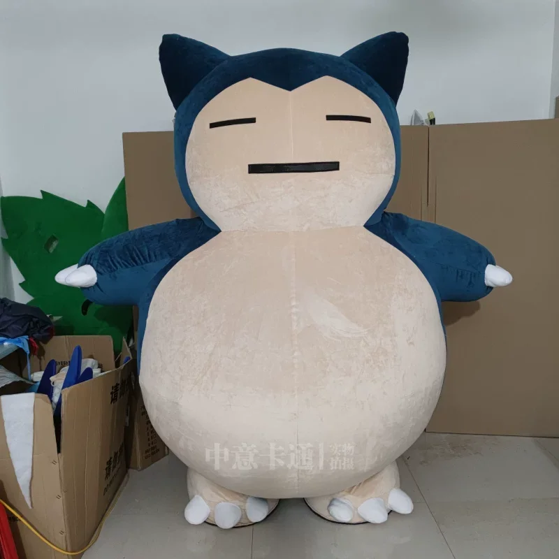 Potdemiel Pokémon Inflatable Snorlax Mascot Costume Kirby Beast Walking Doll Clothes Advertising Christmas Fancy Party Dress