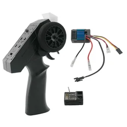 Kit telecomando 2.4G 2 canali ricevitore trasmettitore 50A ESC per parti di aggiornamento auto MN88K RC