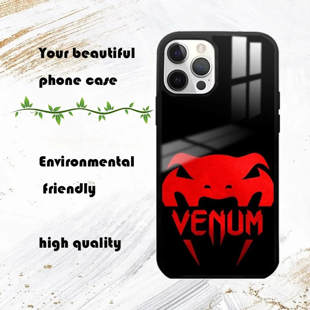 Fashion V-venumS Phone Case For iPhone 16 15 14 13 12 11 Pro Max Plus Mini PC Fashion mirror phone case