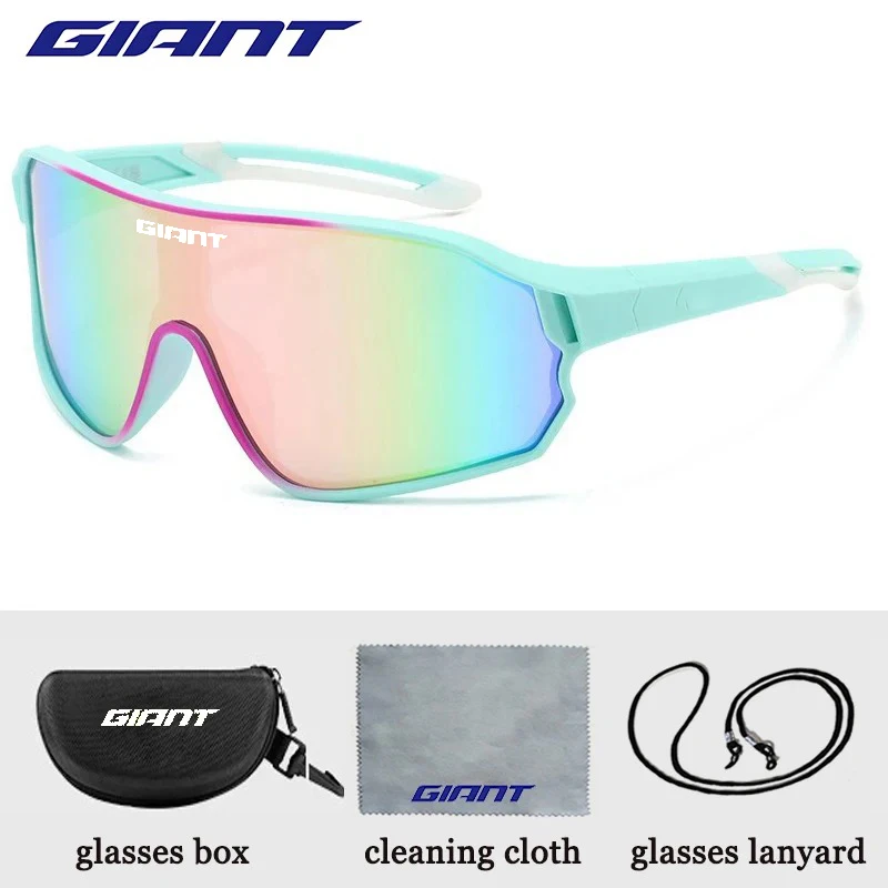 GIANT Fahrradbrille UV400 Anti Fog REVO Linsen HD Clarity MTB/Rennrad Sonnenbrille Männer und Frauen