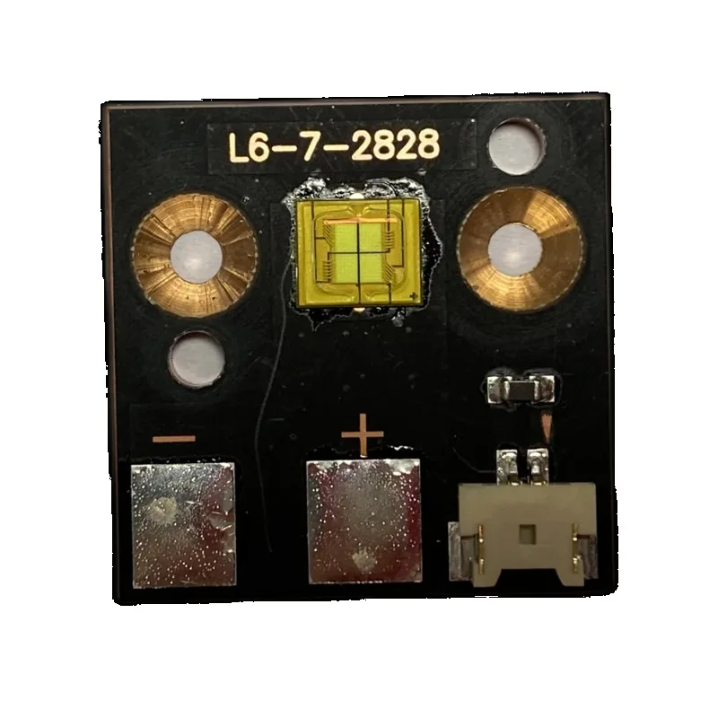 

Светодиодная лампа 80 Вт с 4 светодиодами, холодный белый свет, L6-7-2828, 6500K-7500K, 6В, 12-15В, сменная лампа для сценических прожекторов и аксессуаров для движущихся головок.