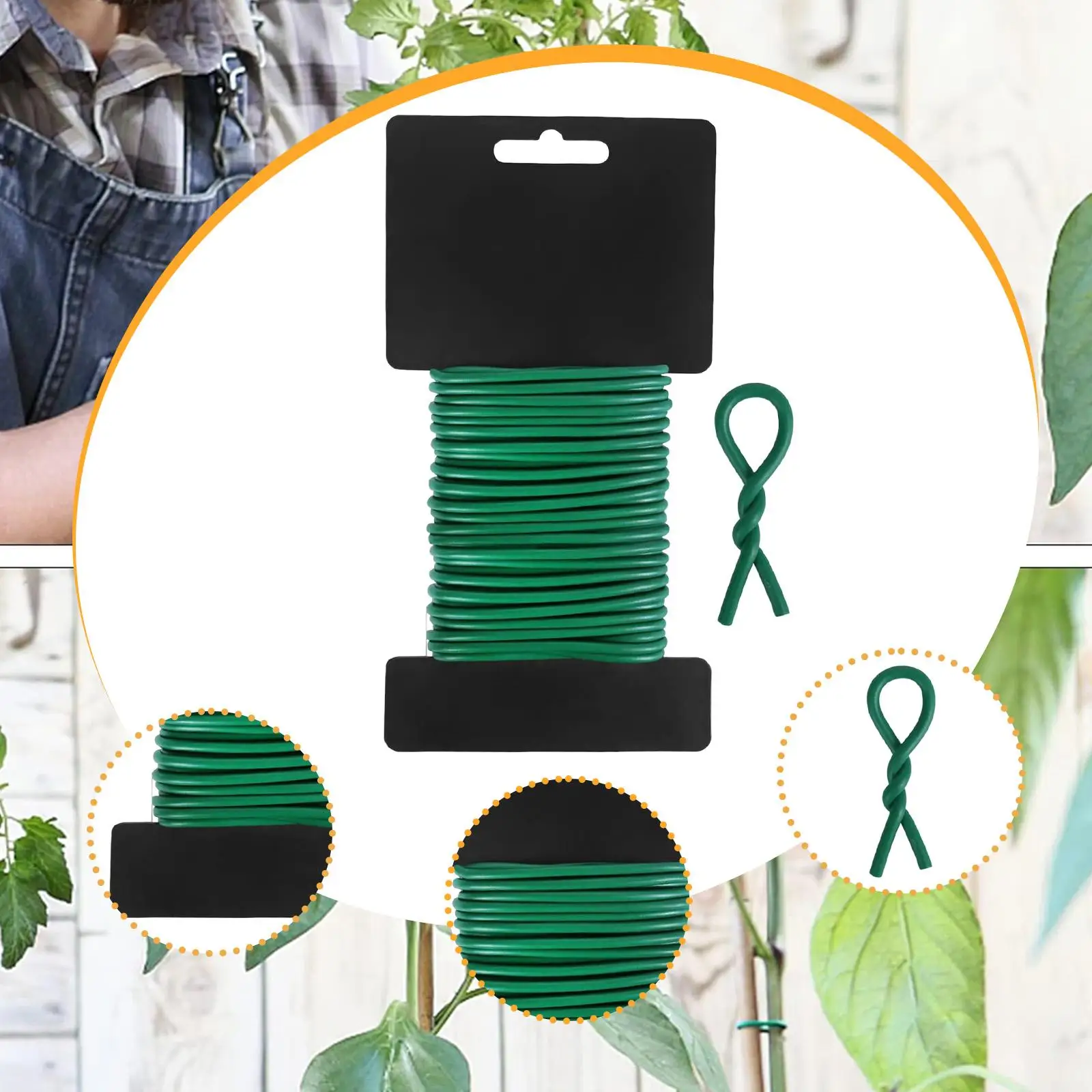 

Flexible Garden Tie Solutions, Reusable Wire for Supporting Climbing Plants at