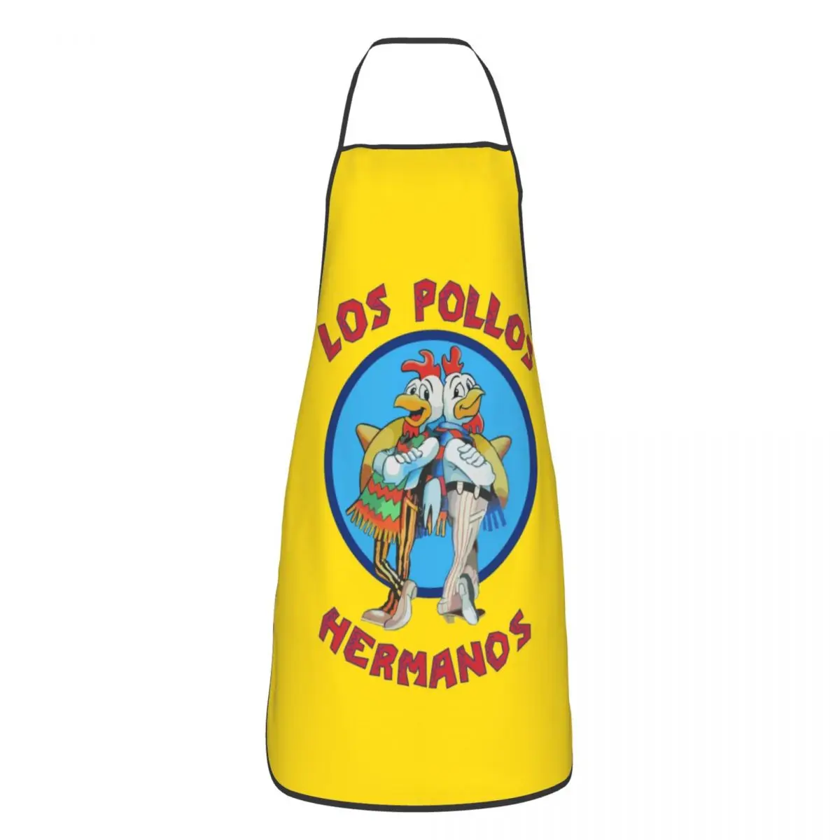 Custom Bib Breaking Bad LOS POLLOS Hermanos Apron for Men Women Unisex Adult Chef Kitchen Cooking Tablier Cuisine Baking