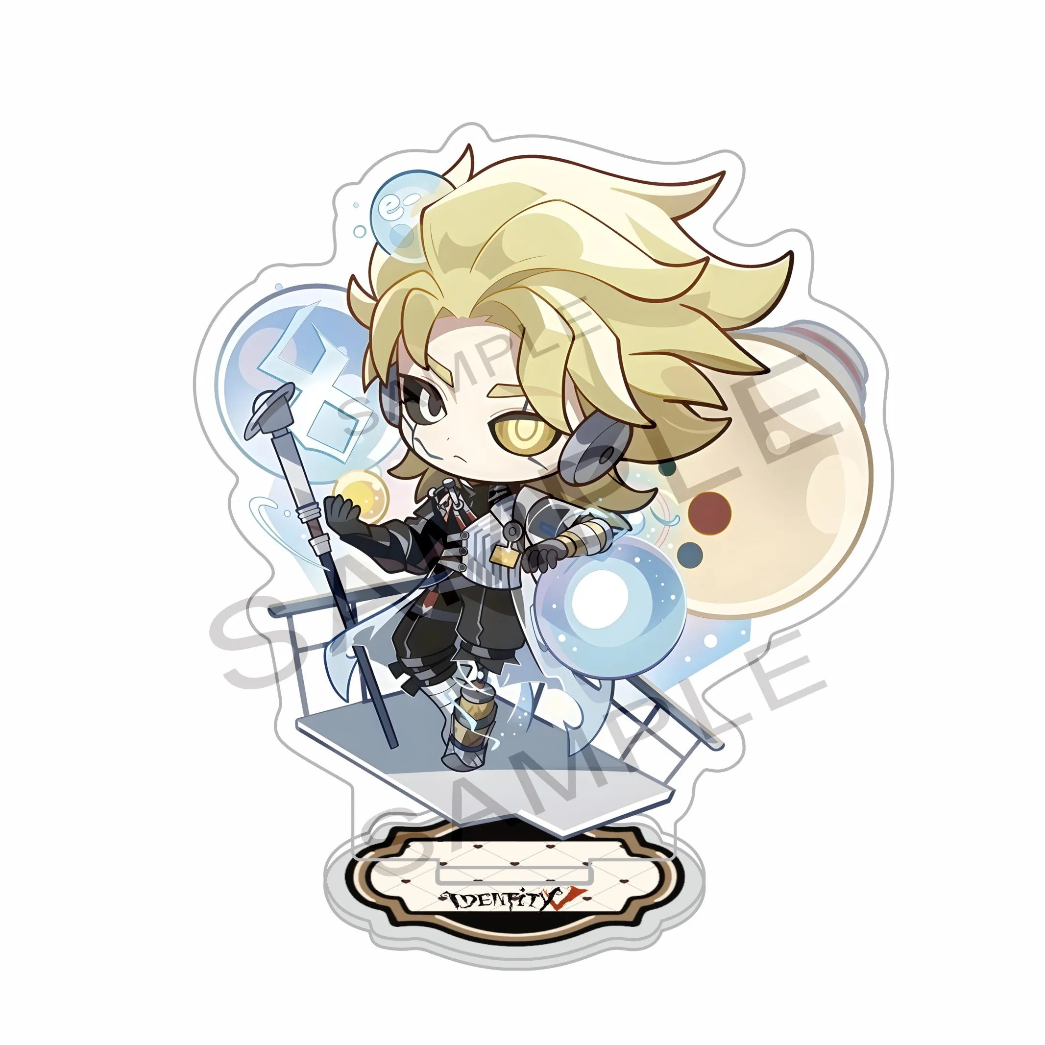 Hot Game Identity V 8th Anniversary Traces Collection Acrylic Stand keychains Prisoner Composer Novelist Desk Ornaments 10cm view 2