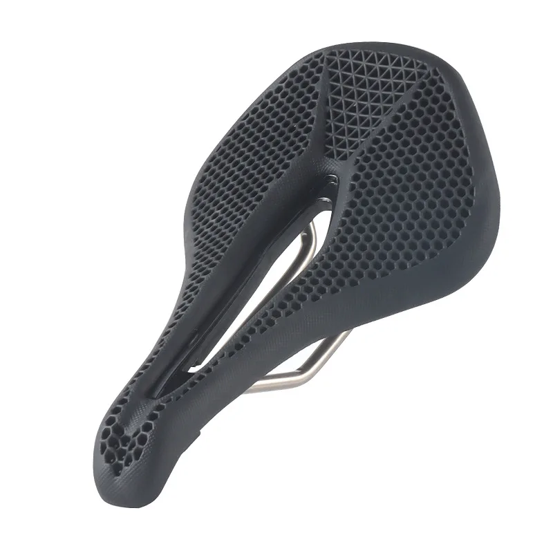 

Mountain bike seat cushion Honeycomb breathable seat cushion Comfortable shock absorption Universal seat Saddle bicycle accessor