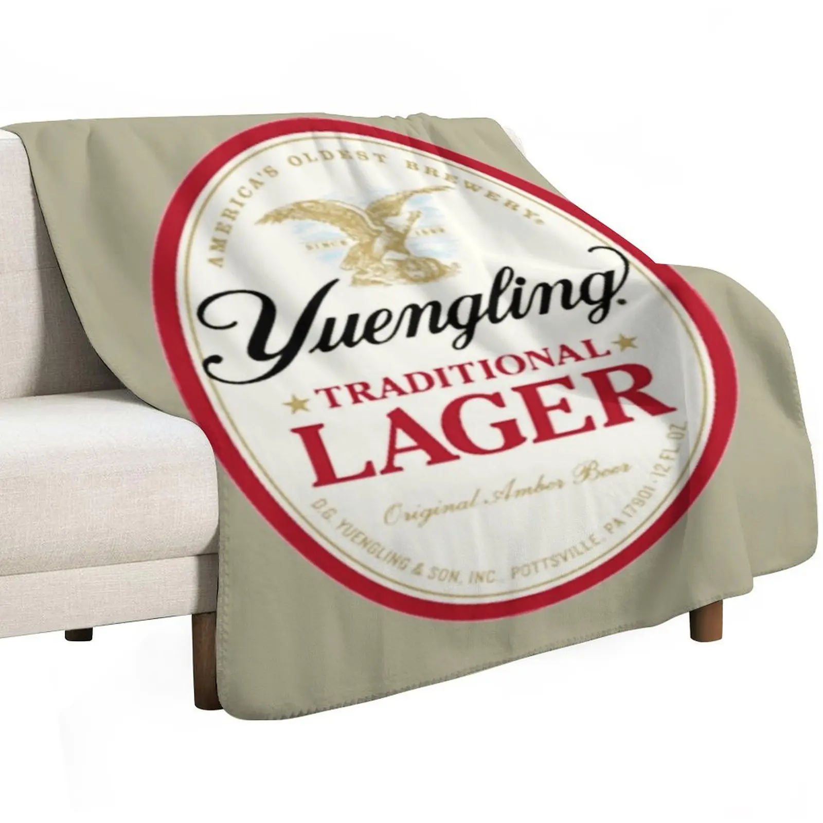 BEST SELLING - Yuengling Throw Blanket Luxury Throw Multi-Purpose Weighted For Sofa Thin Bed Fashionable Comforter Blankets