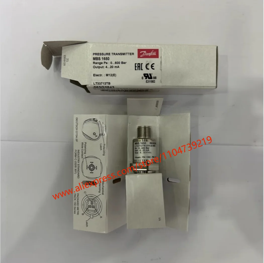 

MBS1650 pressure sensor 063G2860 063G2872 063G2883 063G2886 063G2890 Danfoss