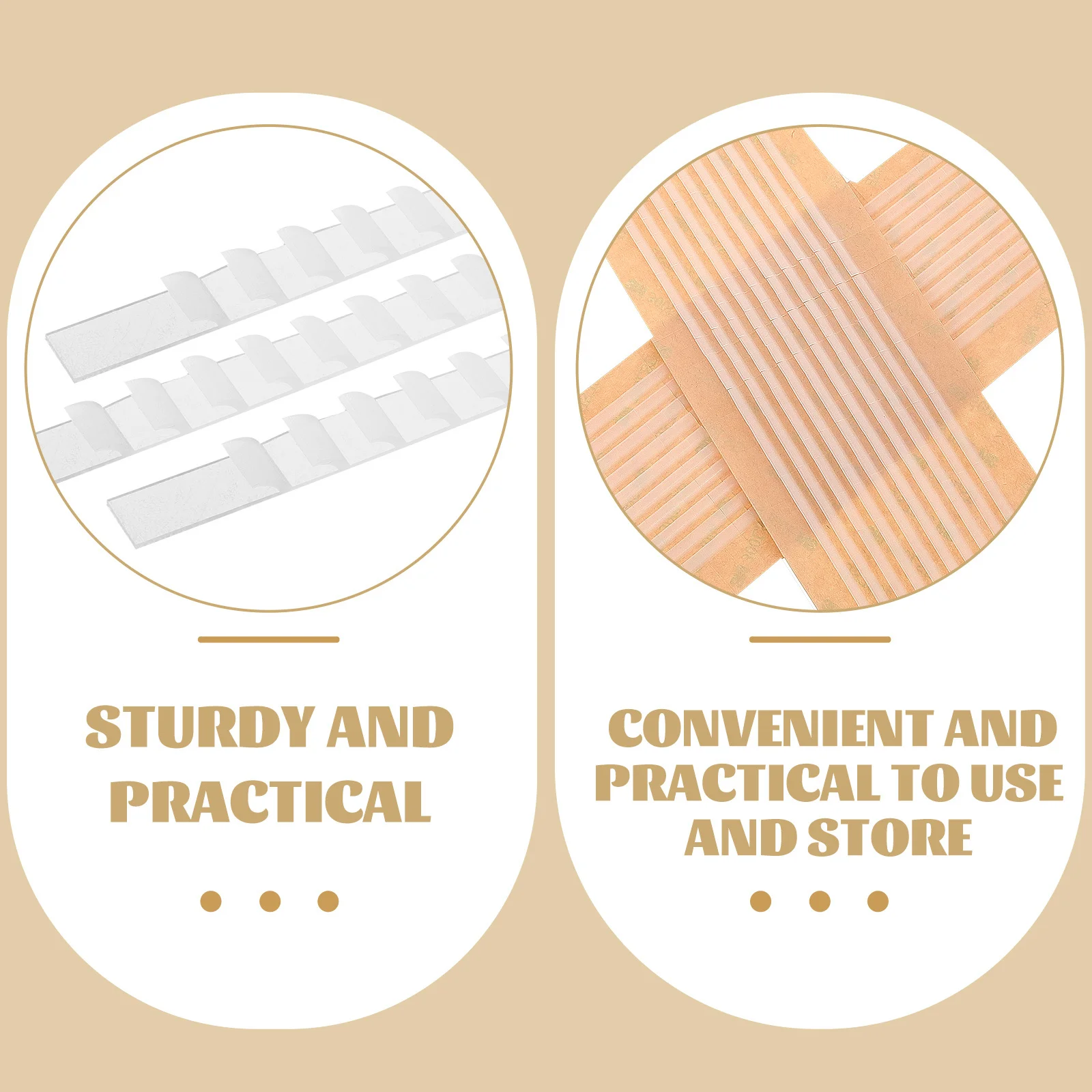 

100 pcs Anti-Skid Grip Strips Silicone Clothes Grips Adhesive Hanger Strips Clothing Hanger Accessories Home Storage Organizer