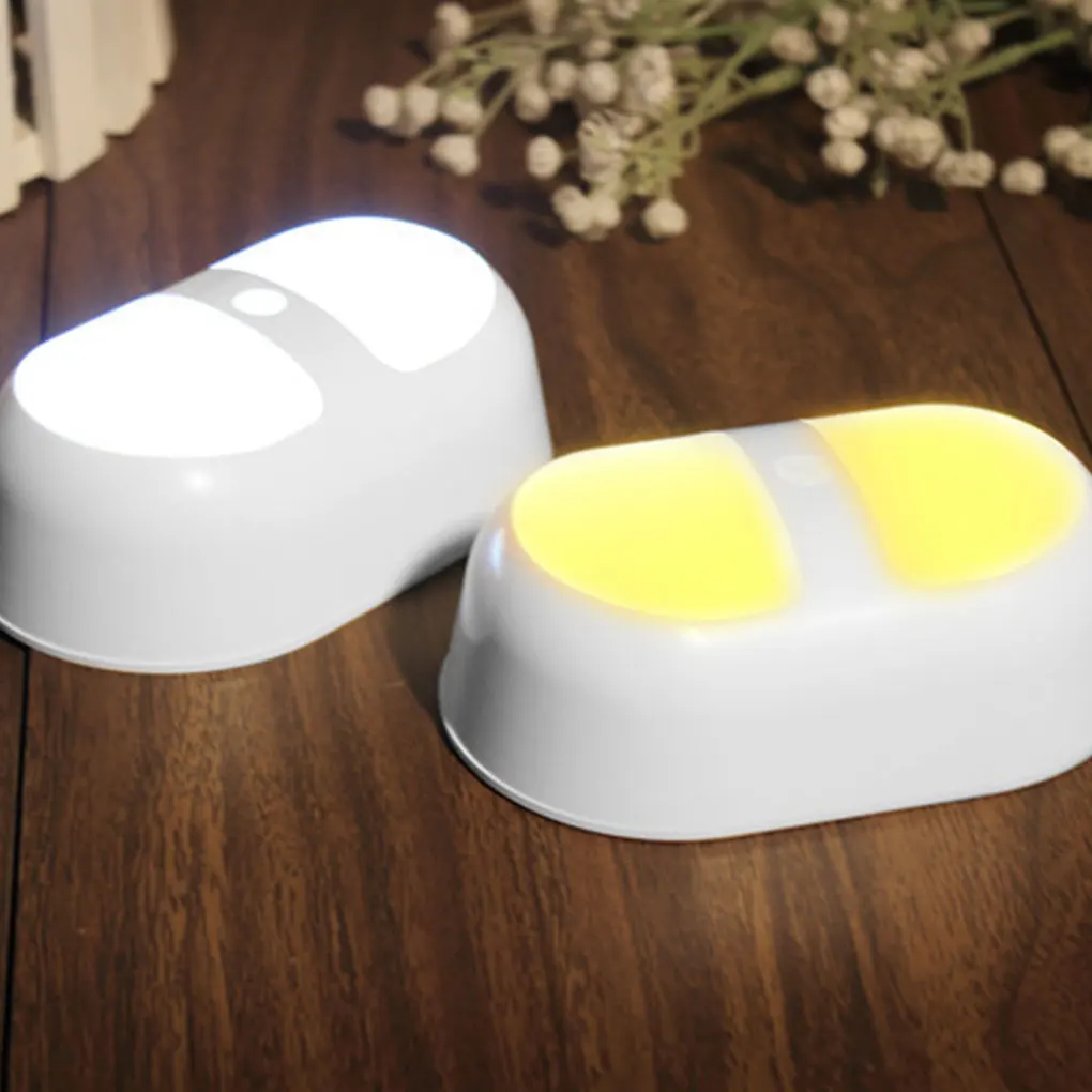 

Auto Motions Sensor Cordless Battery Powered Night Light For Effortless Illumination Easy