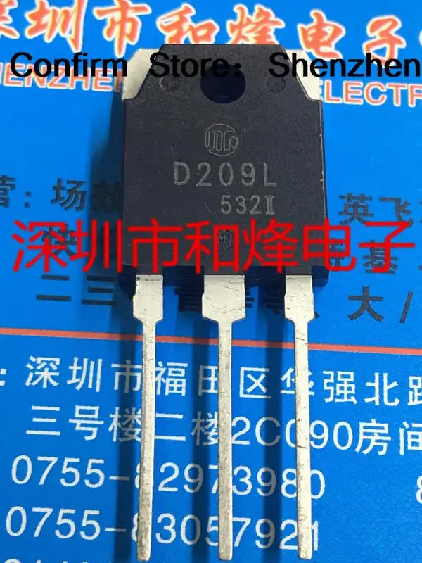 

5PCS-10PCS D209L 2SD209L TO-3P ORIGINAL Quick Delivery