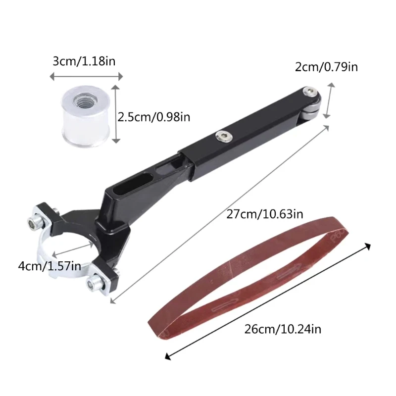 Outil Modification meuleuse d outil meuleuse électrique modifié en ponceuse à bande