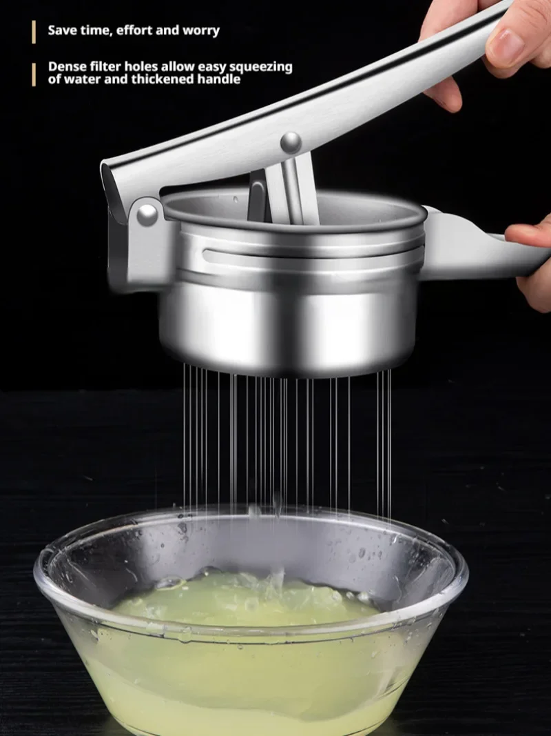 Stainless Steel Squeezer Vegetable Dumpling Filling DewatererManual JuicerPressing MudPressing VegetablePressing HoneyPresser