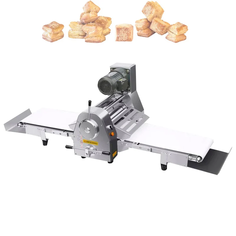 Mini Tabletop Manual Small Counter Croissant Laminadora De Masa Table Top Bread Pastry Making Dough Sheeter Machine