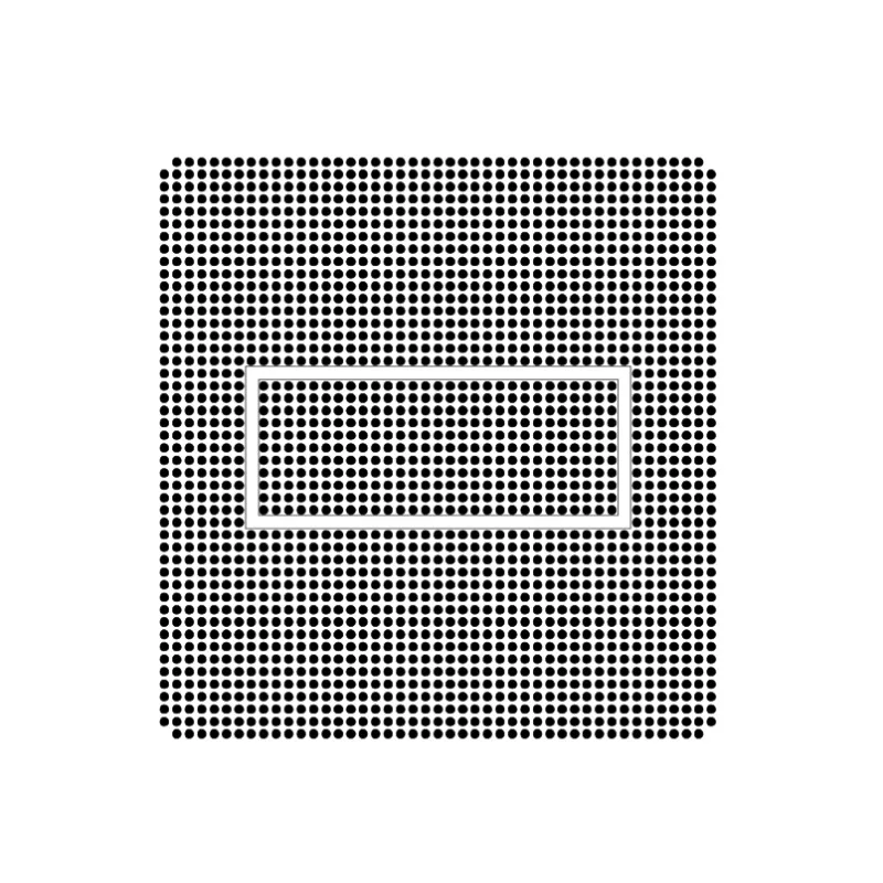 Direct heating 80*80 90*90  SV10-890-A1  LR10-891-A1  BGA2027 BGA Stencil Template