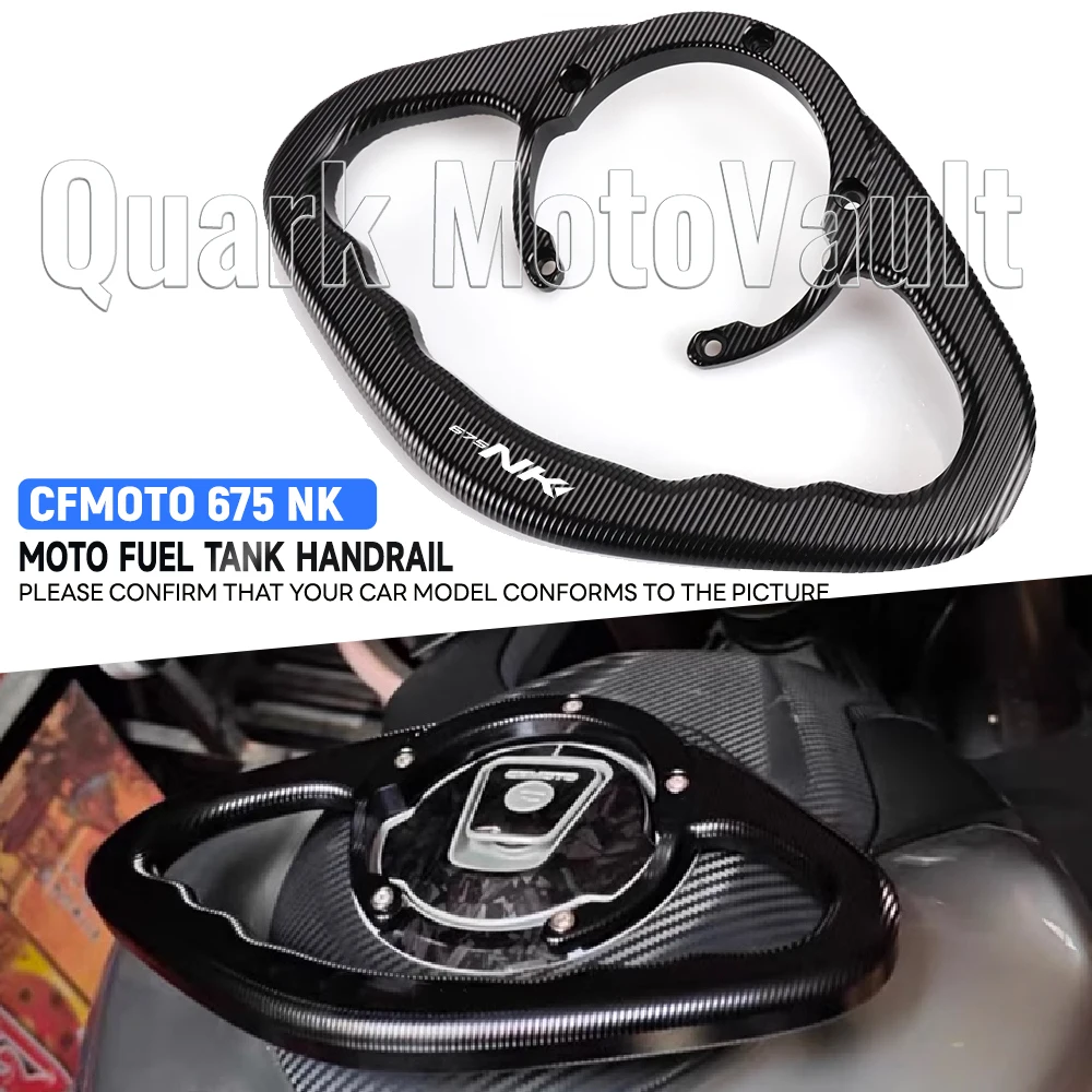 

For CFMOTO CF 675 NK 675NK Motorcycle CNC Passenger Hand Grip Tank Grab Bar Handles Armrest