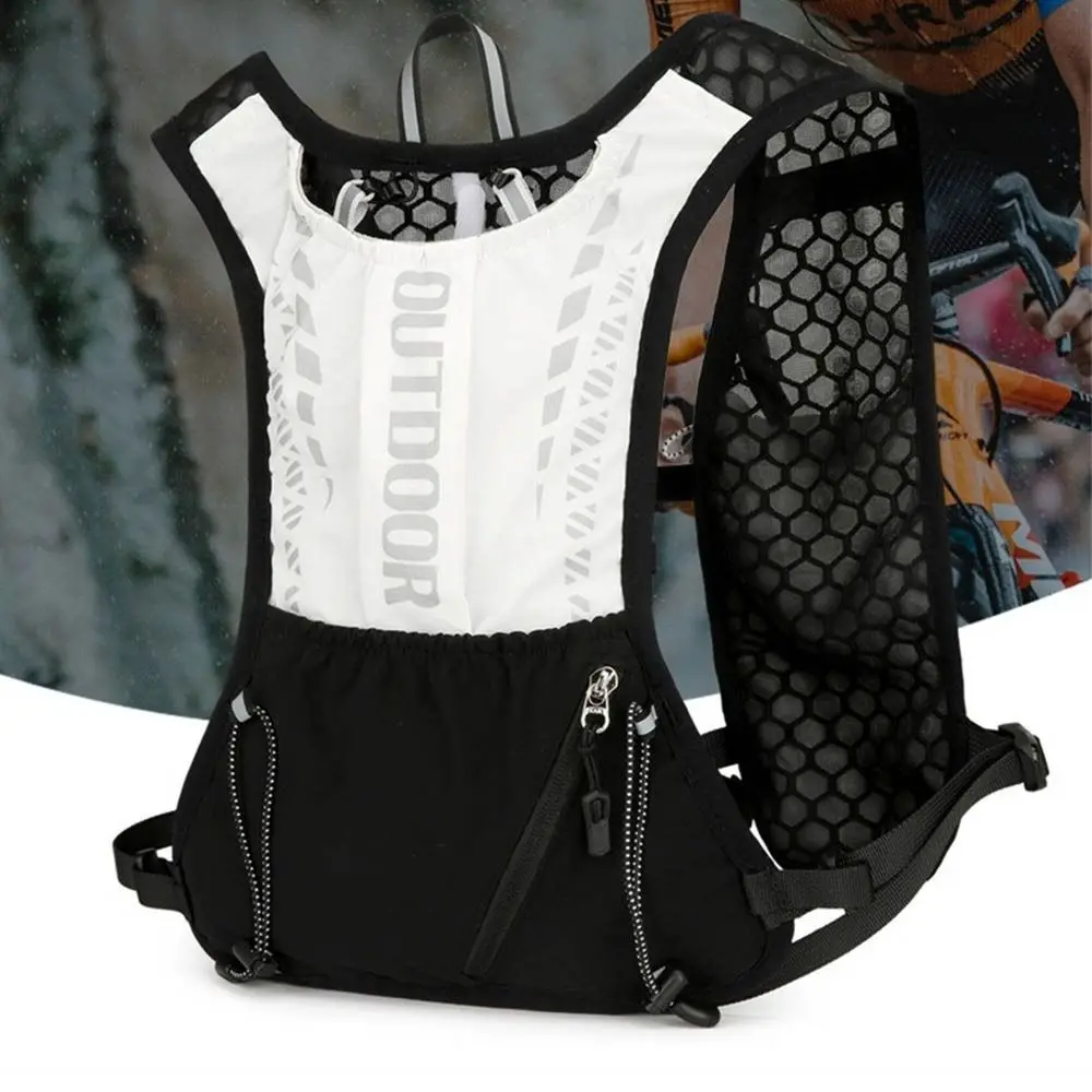 Lightweight Hydration Running Vest Reflective Design Breathable Hydration Pack Multifunctional Waterproof