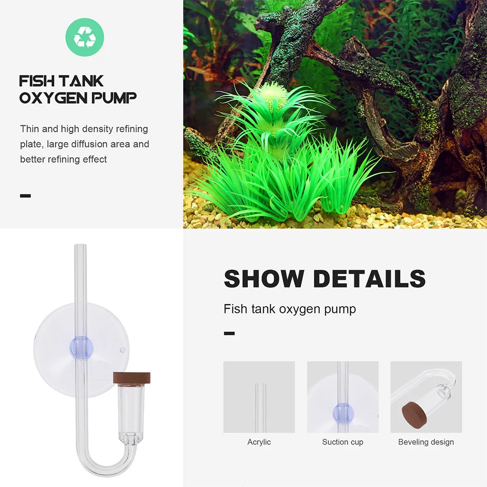 

1Set Acrylic Co2 Diffuser Carbon Dioxide Atomization System for Aquarium Plant Growth Enhancer High Dissolved Rate Low Pressure