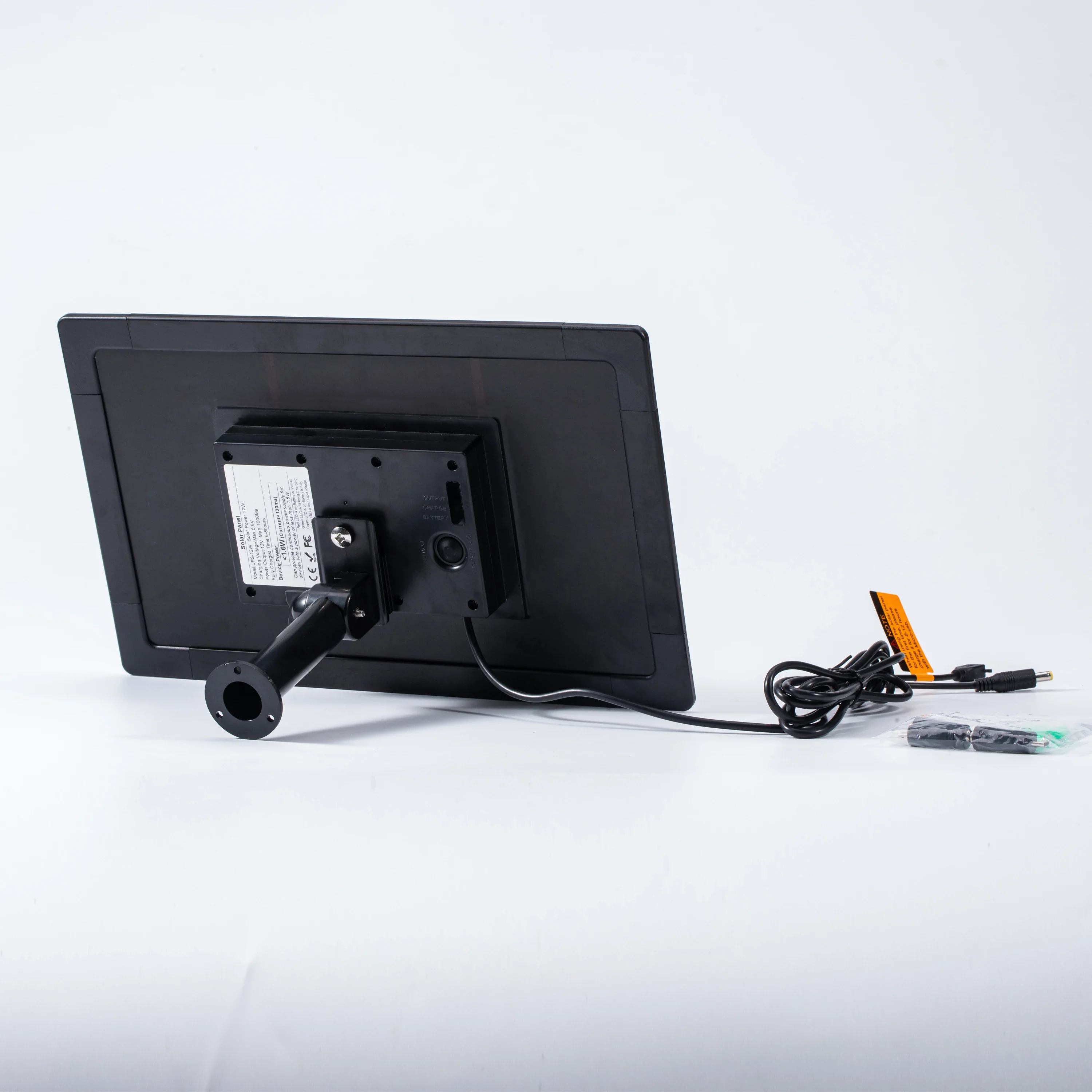 12W Miniature Solar Panel-Powered 18AH Outdoor Waterproof Charger with USB 5V 12V 1A for 4G Router WiFi Security IP Camera