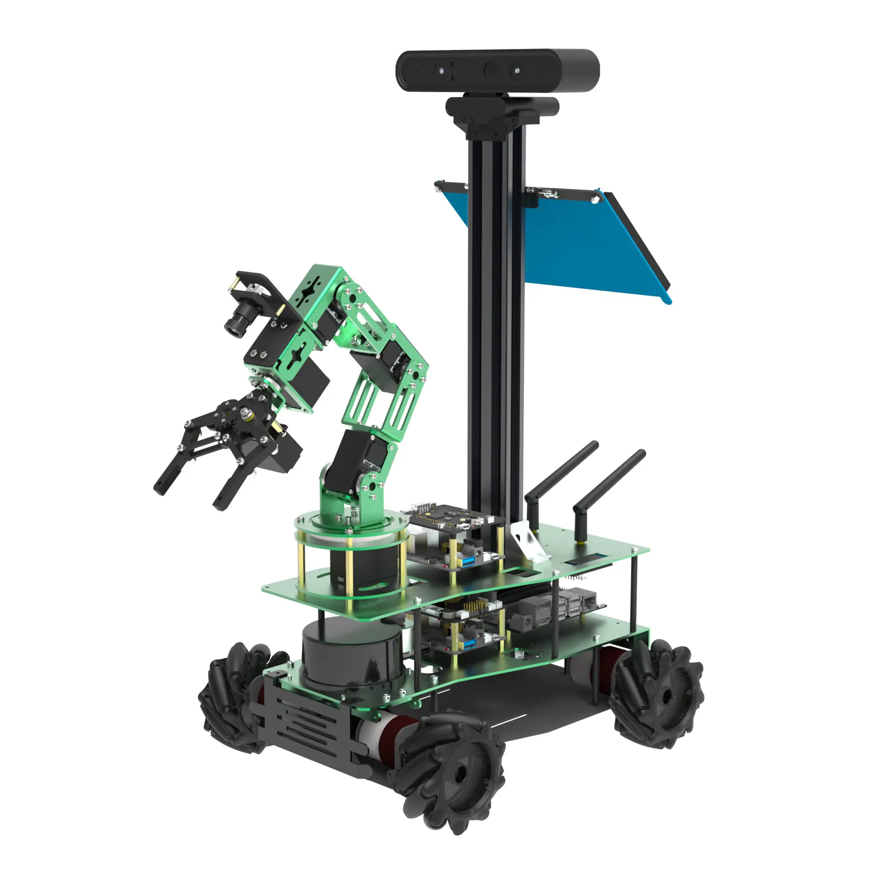 

ROSMASTER X3 PLUS APP mapping and navigation AI robot with Voice Recognition based on Jetson NANO 4GB Xavier NX boards