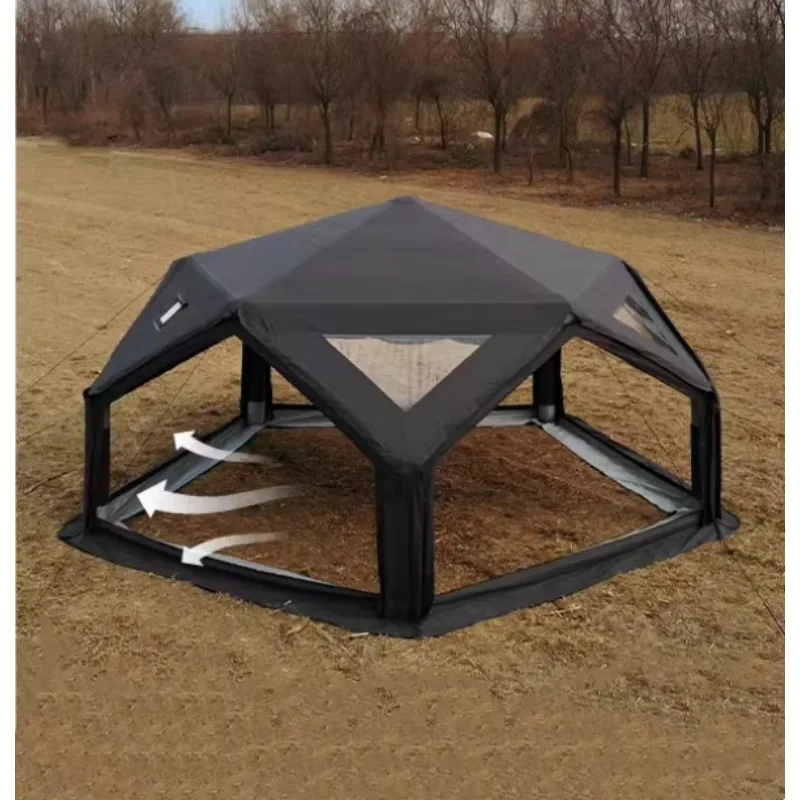 

2026 Luxury Outdoor Camping Air Dome Tent Waterproof Inflatable Tent For Family Party