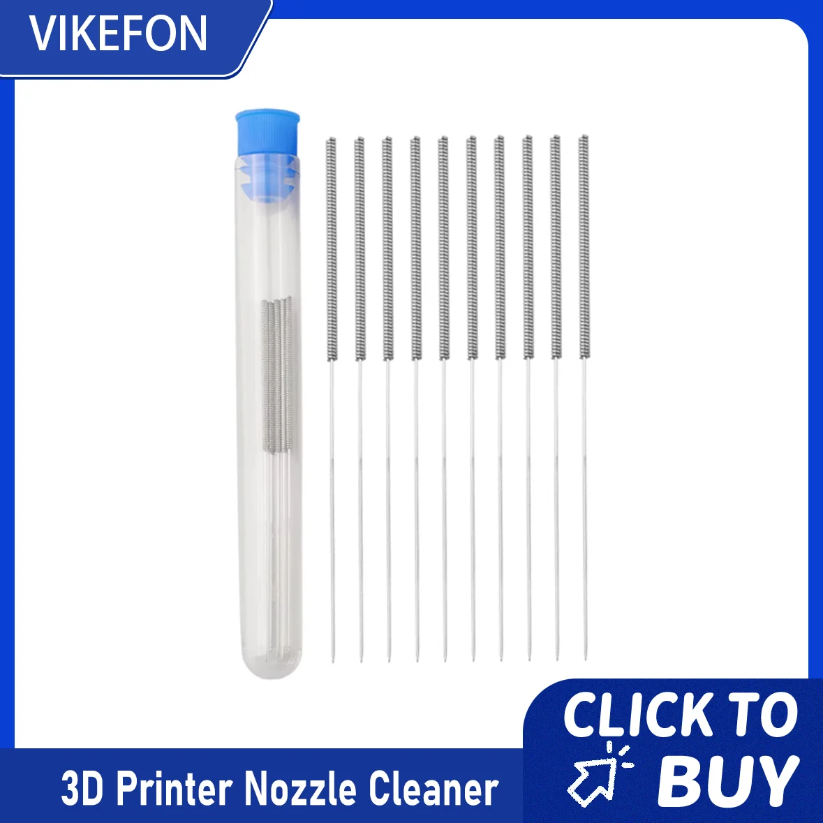 

Комплект для чистки сопла 3D-принтера 0,2/0,3/0,4/0,5/0,6/0,8/1,0 мм, иглы для чистки сопел из нержавеющей стали, очиститель сопла для 3D-принтера