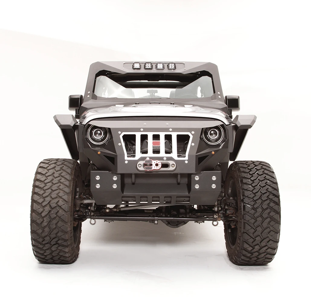 

Dream Garage Short Style Armor Front Bumper Factory Price For Wrangler Jk