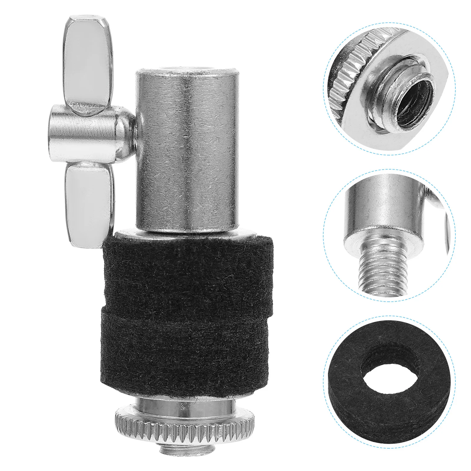 

Pedal Clutch for Drum Set Jazz Parts Accessories Hat Stand Post Metal Percussion Replacement