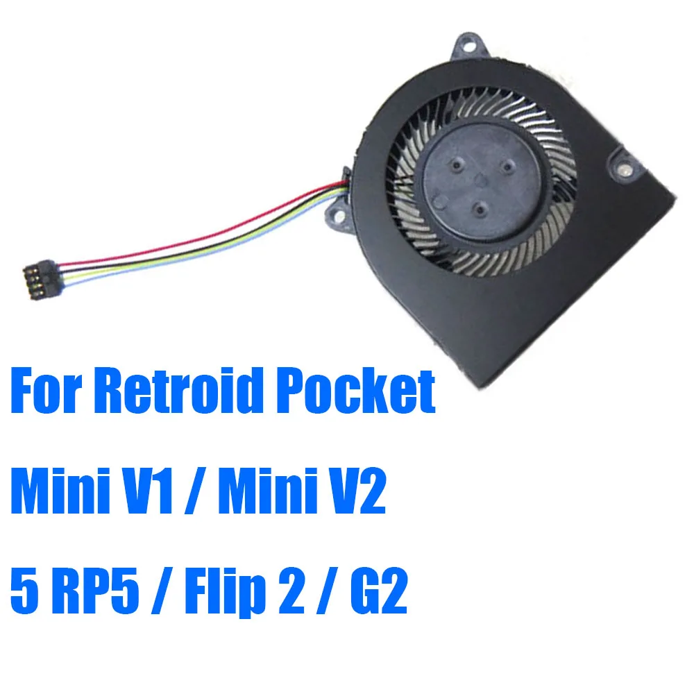 For Retroid Pocket Mini V1 / Mini V2 / 5 RP5 / Flip 2 / G2 DC5V Cooling System Fan