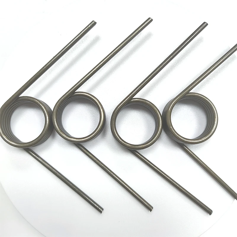 Wire diameter 2.5mm left rotation V-shaped Rotating Torsion Spring Steel Small Torsion Spring Degree Trash Can lid Hair Clip