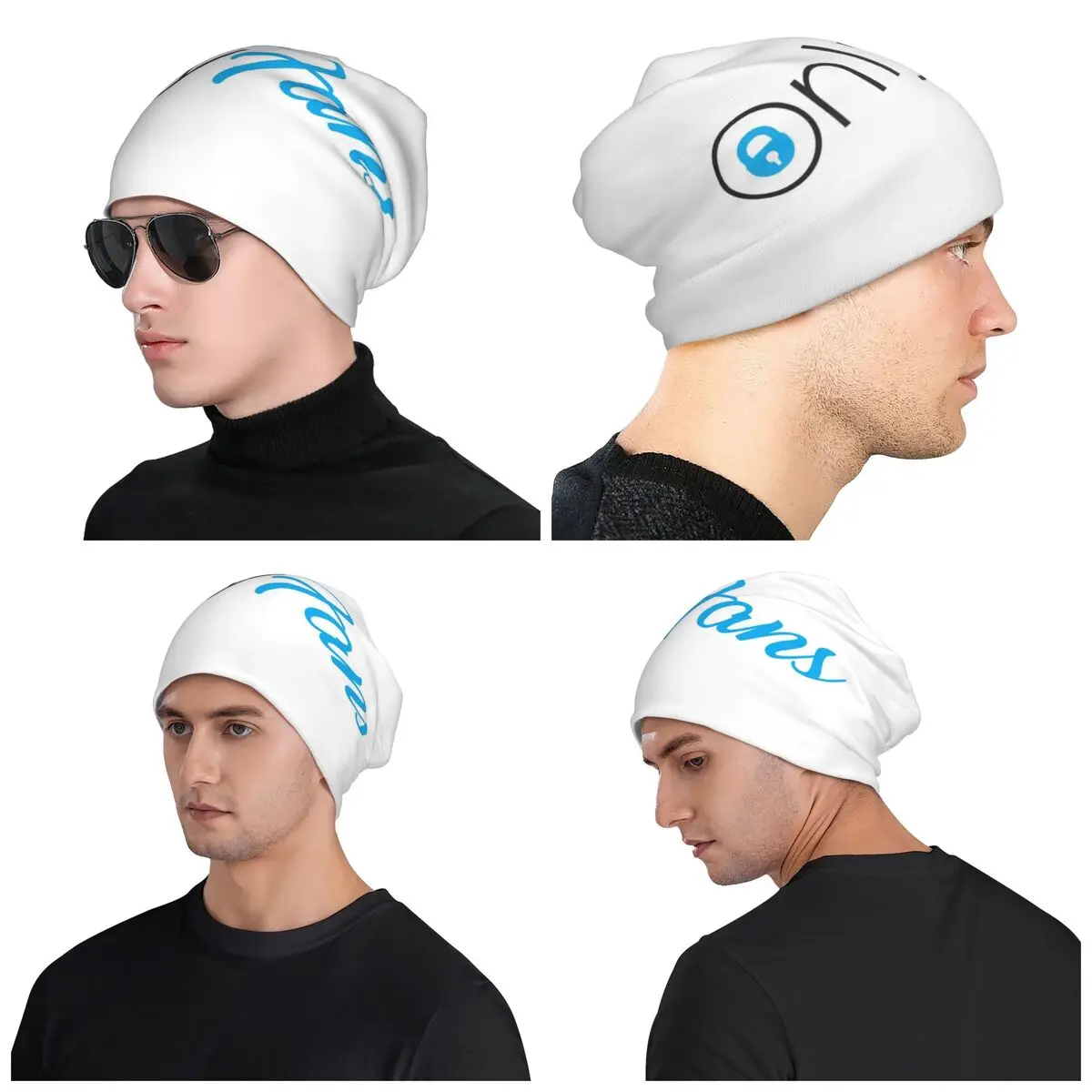 Onlyfans Logo Skullies Beanies القبعات الدافئة الخريف الشتاء في الهواء الطلق قبعة محبوك قبعات بونيه للجنسين الكبار