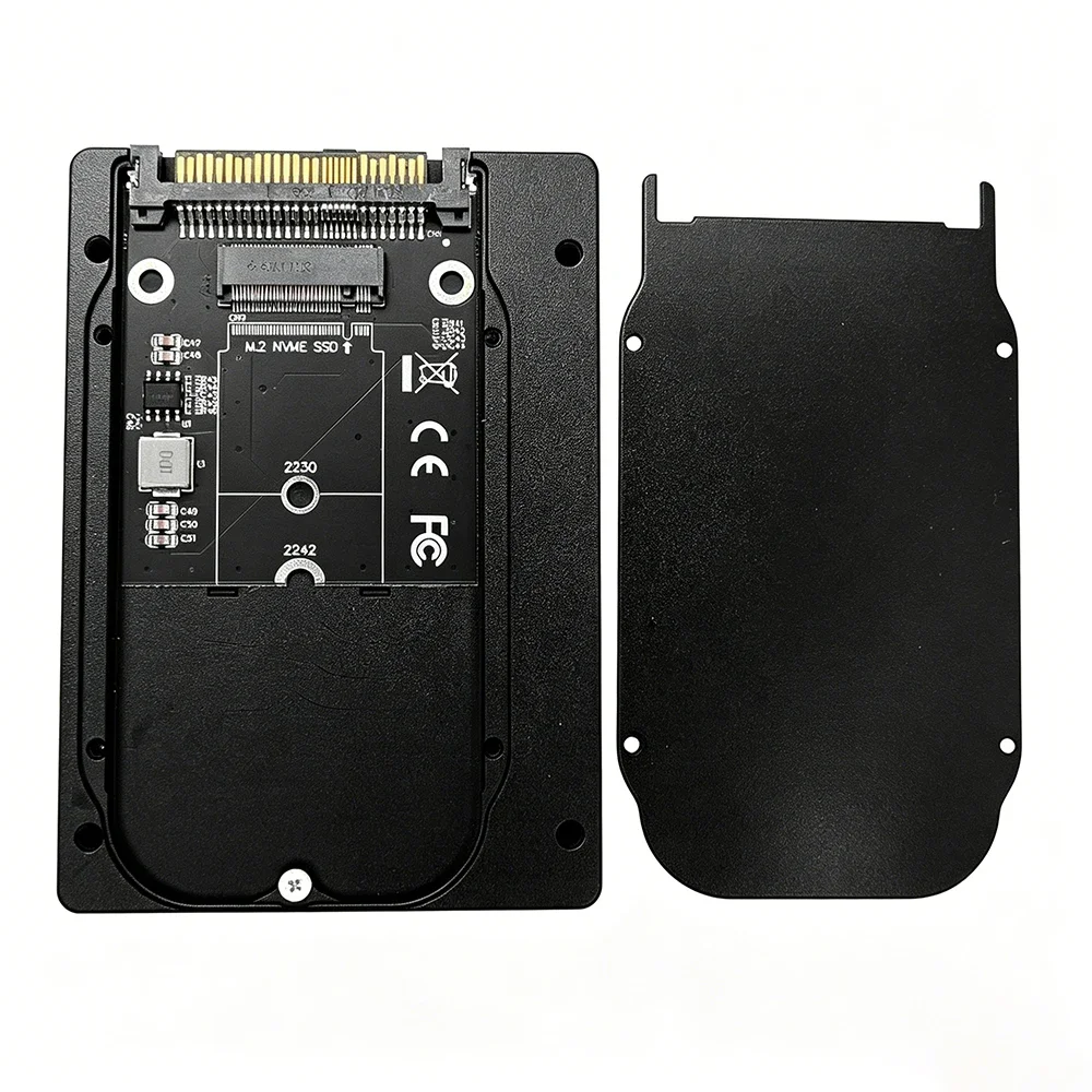 M.2 NVMe M-Key To U.2 SFF-8639 SSD Adapter Enclosure 2.5 Inch Aluminum NVMe PCIe Converter for Intel 750 P3500 P3700 Samsung