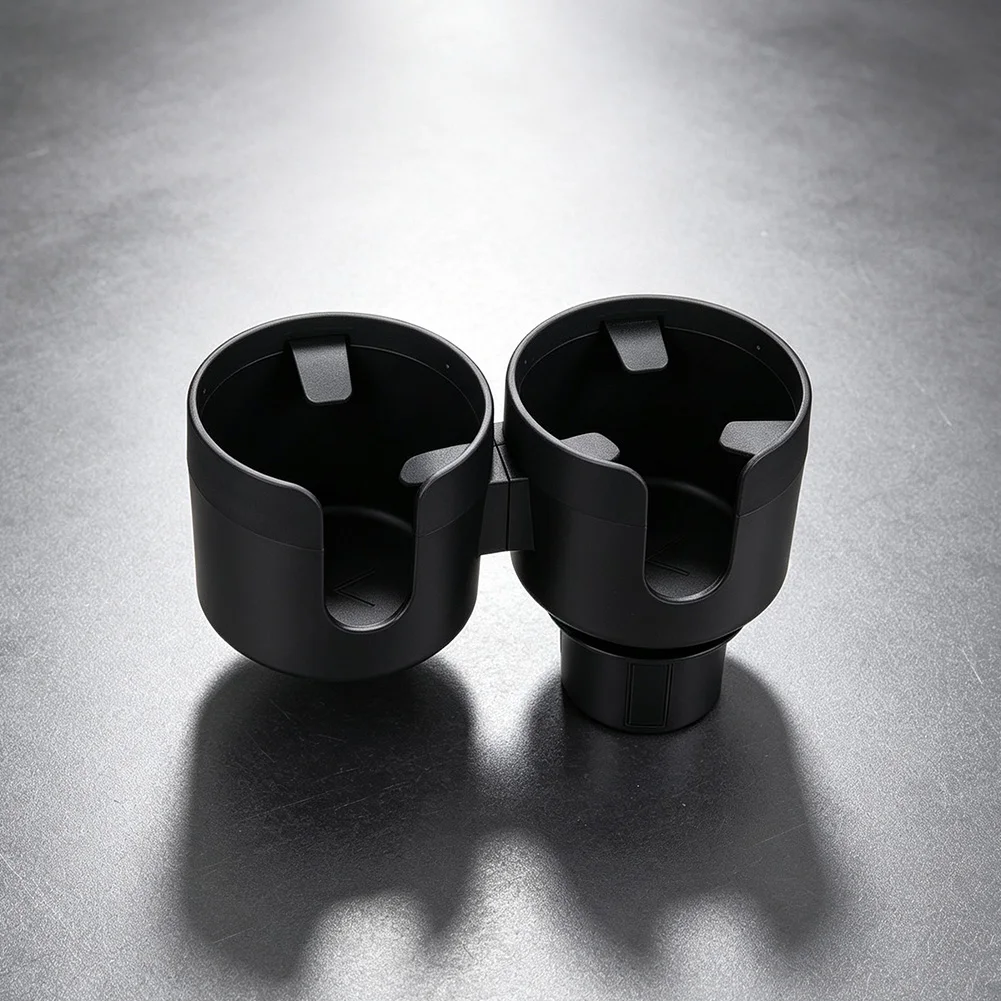 Dual Adapter Adjustable Base Car Cup Holder Expander Designed to Fit Large Cups and Bottles for Enhanced Vehicle Drink Storage