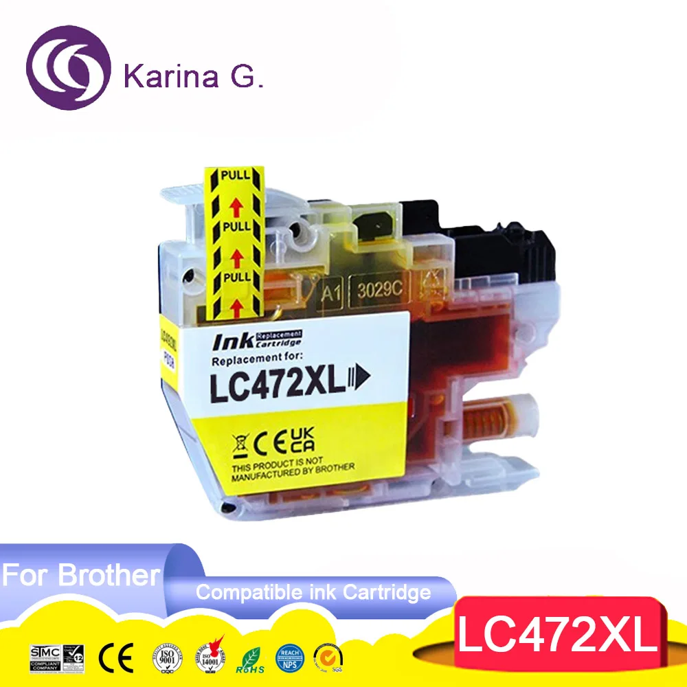 High Capacity LC472XL LC472 Premium Color Compatible Printer Ink Cartridge for Brother MFC-J2340DW MFC-J3540DW MFC-J3940DW