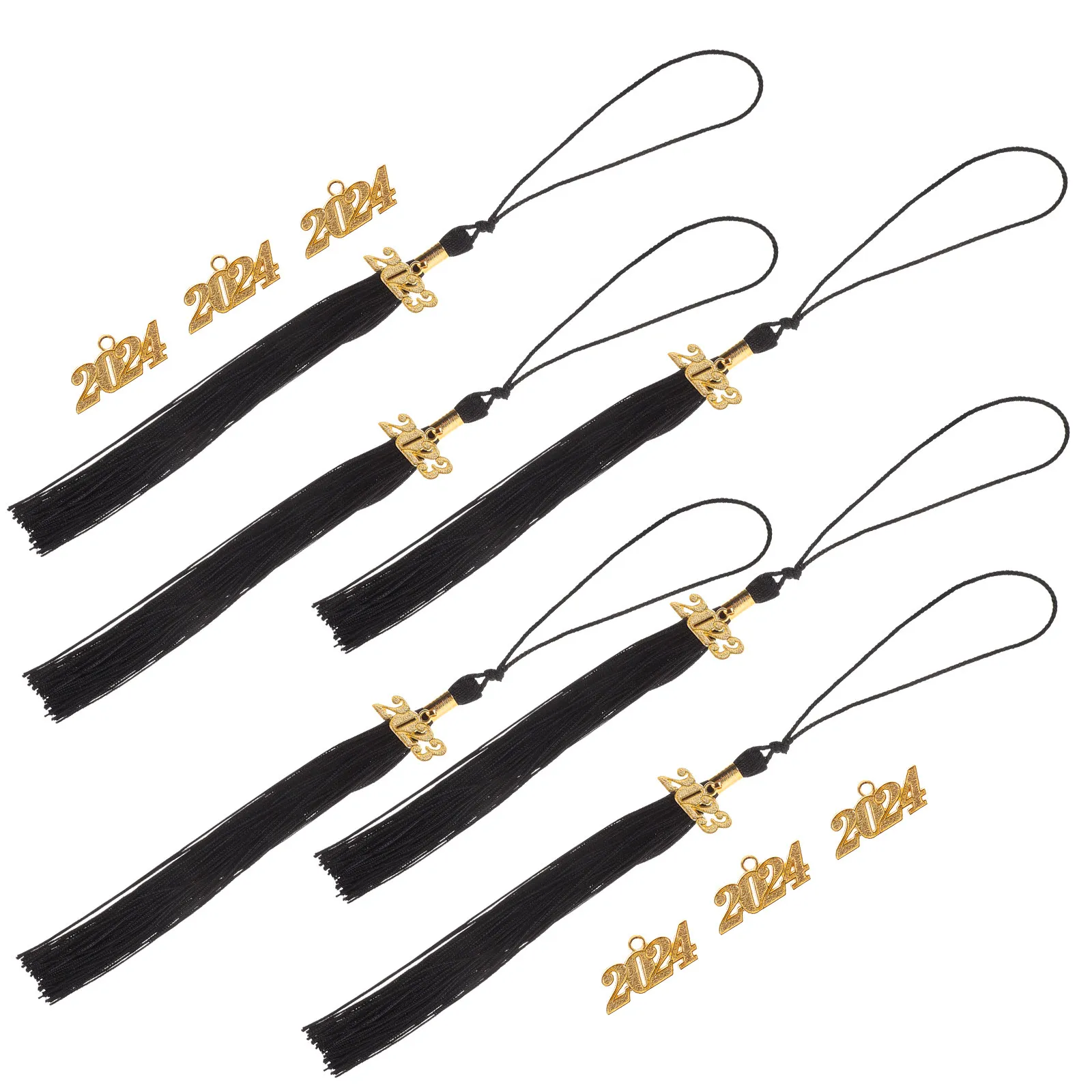 

1Set Academic Graduation Cap Tassels 2023 Charm Pendant Decorative Fringe for Hat Ceremony Decoration Tassels Accessories