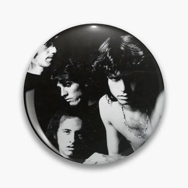 Jim Morrison The Doors  Soft Button Pin Cartoon Collar Jewelry Fashion Funny Cute Hat Badge Metal Creative Clothes Lapel Pin