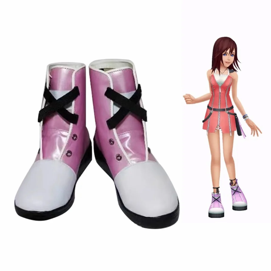 

Kingdom Hearts Косплей Кайри Косплей Обувь для детей и взрослых Большие размеры Одежда для Хэллоуина