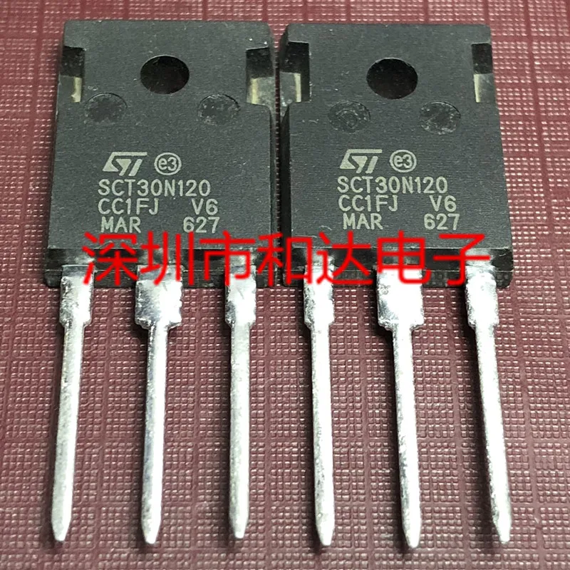 

(2 шт.) SCT30N120 TO-247 1200 В 45 А