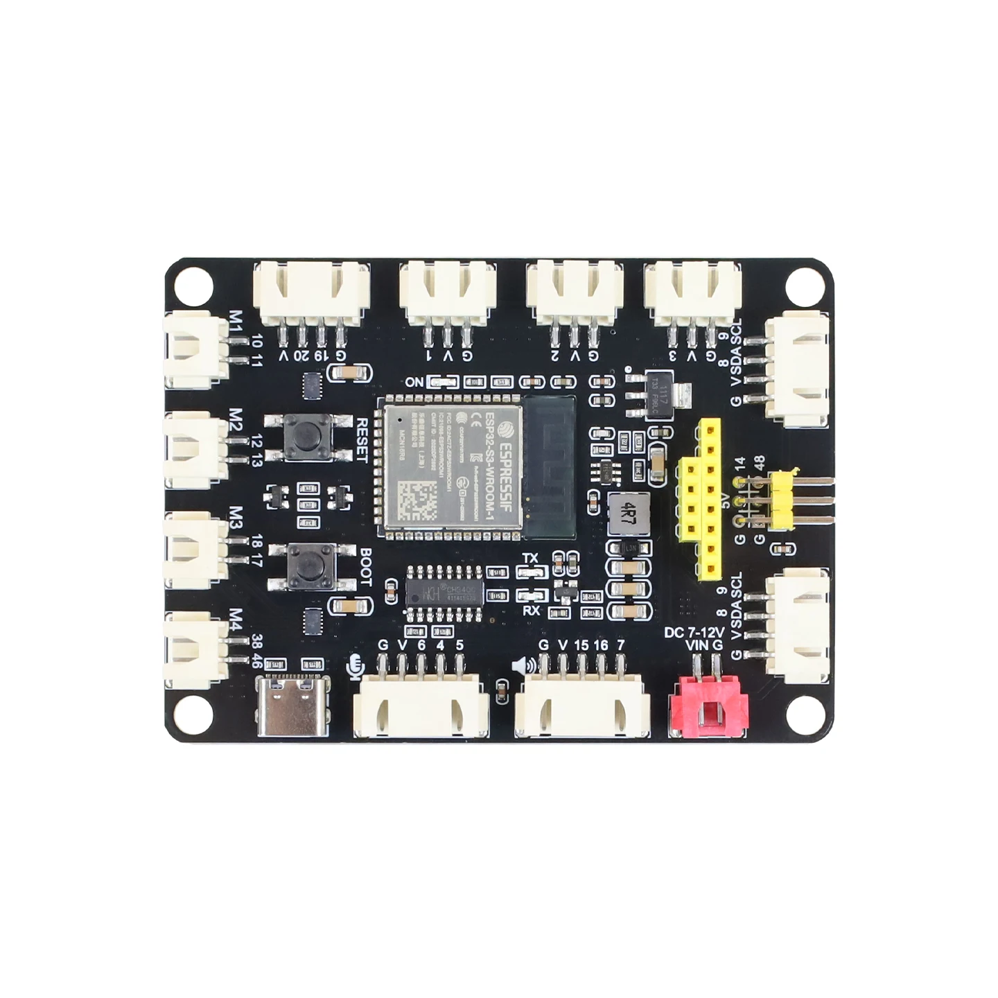 Keyestuido S3 Al Rover Development Board chip WROOM-1-N16R8 For ESP32 S3 Compatible With Lego With Dual Screen Interfaces