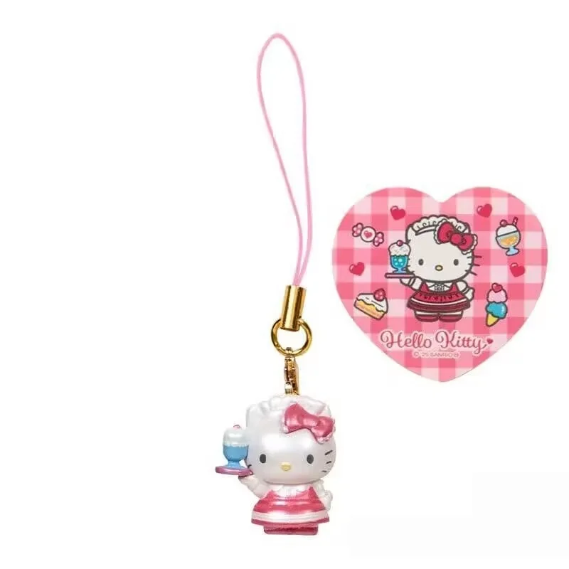 Nouvelle vente chaude en Stock imprimé léopard Hello Kitty chaîne suspendue boîte aveugle téléphone portable sac à dos pendentif accessoires d'emballage