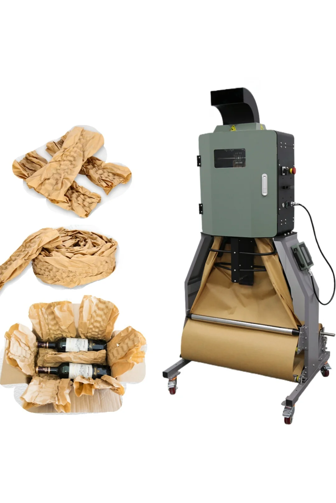 Automatic Paper Making Machinery Kraft Paper Extrusion Padding for Factory Gifts Crafts Machine Cushioning
