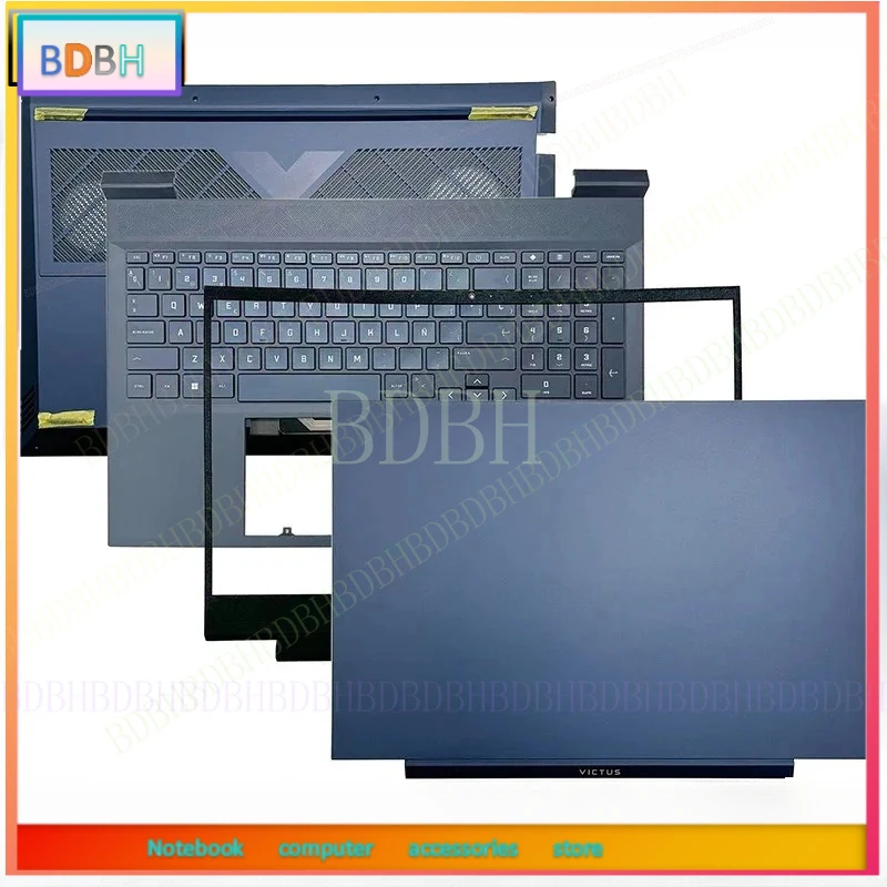 For Victus 16-D 16-E TPN-Q263 Q264 LCD top cover screen back case front bezel frame upper lower palm rest bottom shell repair