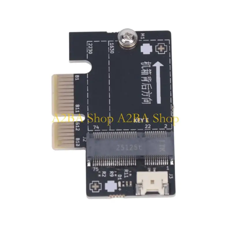 A2BA PCIE M.2 Adapter Replacement For AX210 AX200 A E Desktop Mini Converter Metal Board Accessories