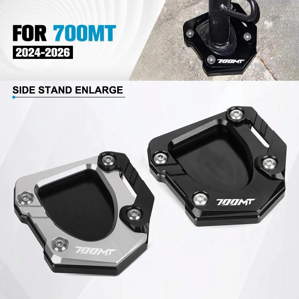 

For CFMOTO 700 MT 700 MT700 2024 2025 2026 700MT Motorcycle Accessories Kickstand Foot Side Stand Extension Enlarger Plate Pad