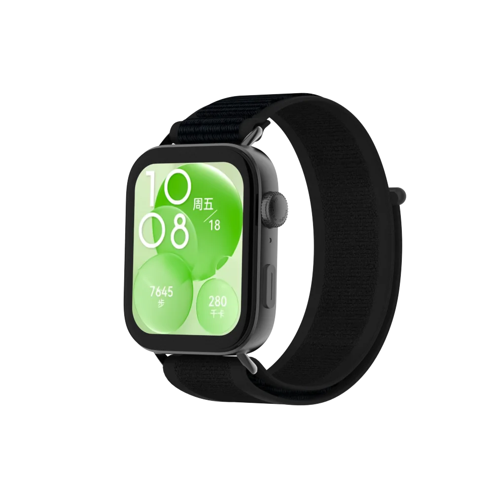 Green Nylon strap watchband For Huawei Watch FIT3 Smartwatch strap FOR huawei fit3