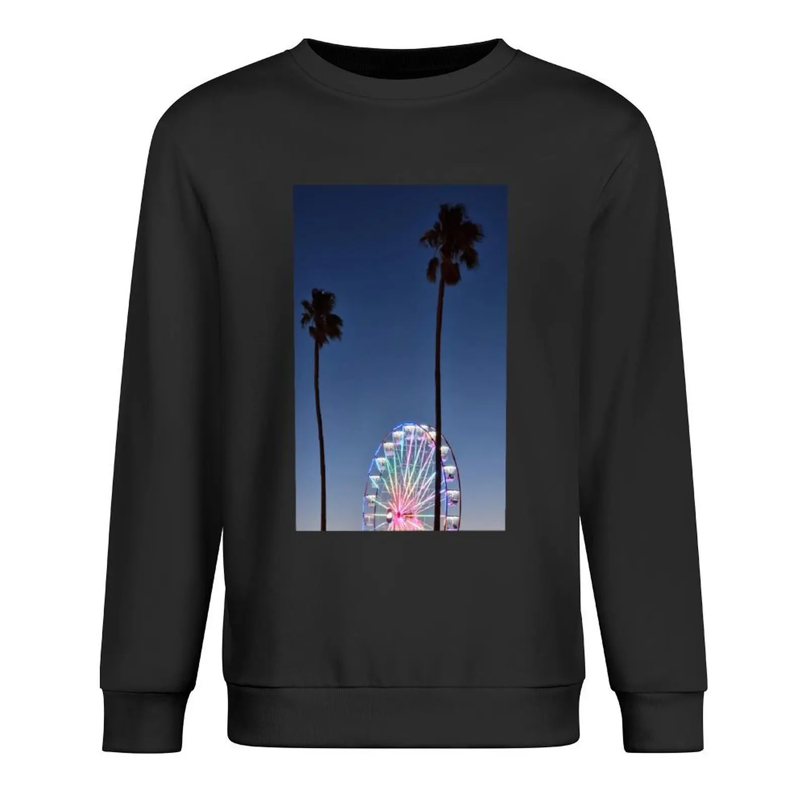 

Ferris wheel at sunset - St Kilda Beach, Melbourne Australia Pullover tracksuit anime clothing blouse autumn autumn sweatshirt