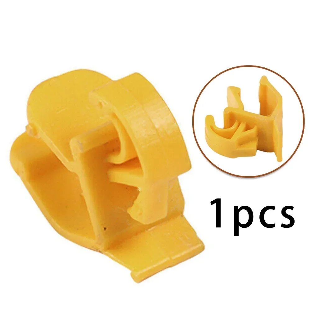 High Quality 1PC ABS Yellow Rod Bonnet Retaining Clip # W709046S300 Fit For Ford Mondeo Ranger Transit NEW